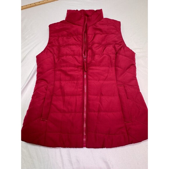 Lot Of 2 Aeropostale Puffer Vest Quilted Women's Size XS Pink And Purple Full So - Picture 16 of 16
